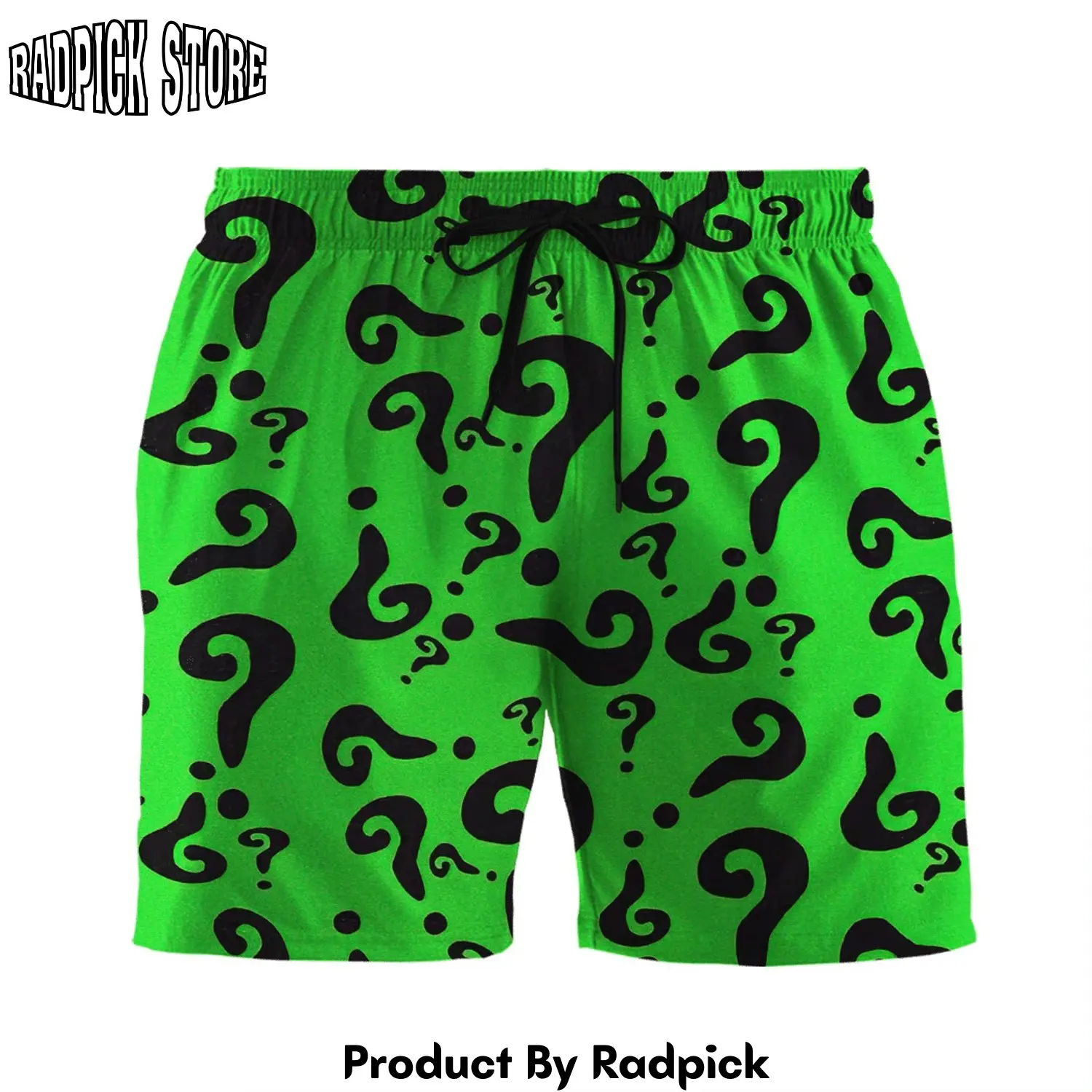 Radpick 3d dc the riddler custom men short rp631583
